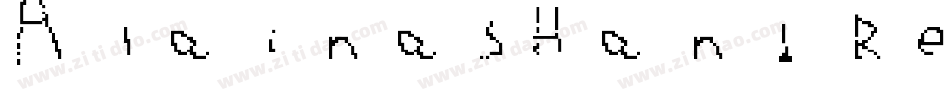 AlainasHand Regular字体转换